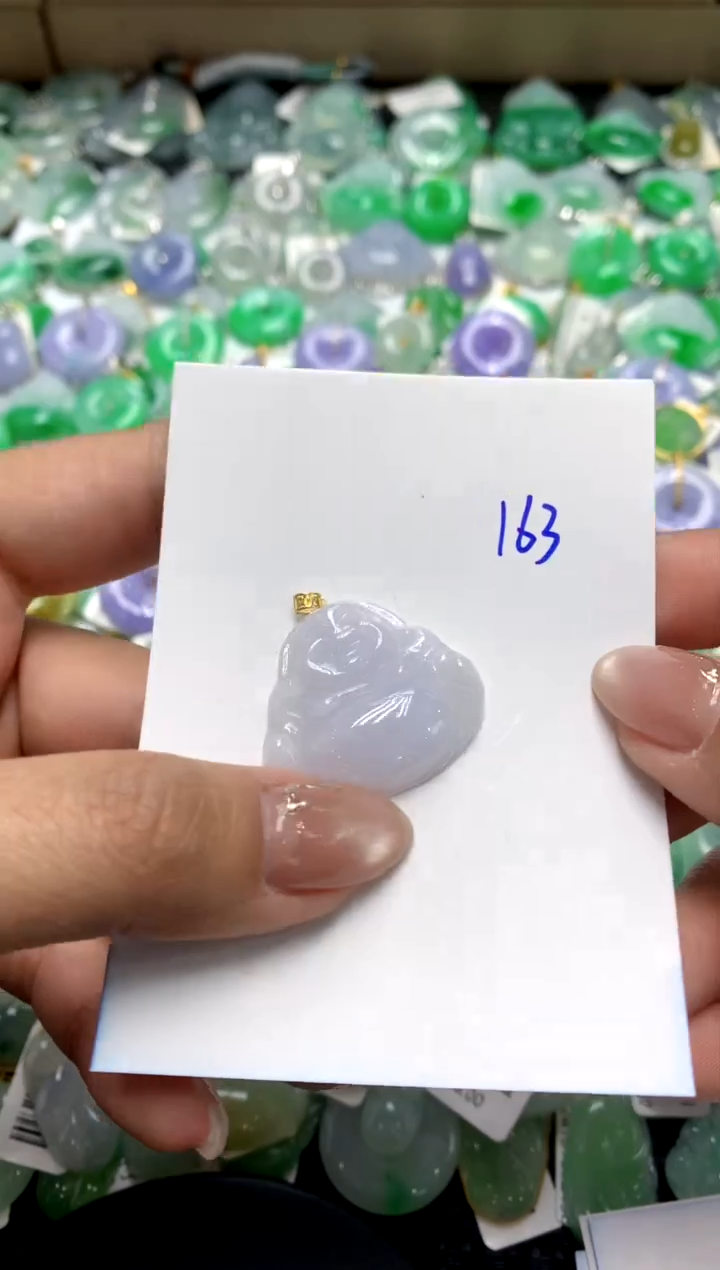 【闪购商品】翡翠颈饰18K金镶嵌111111111