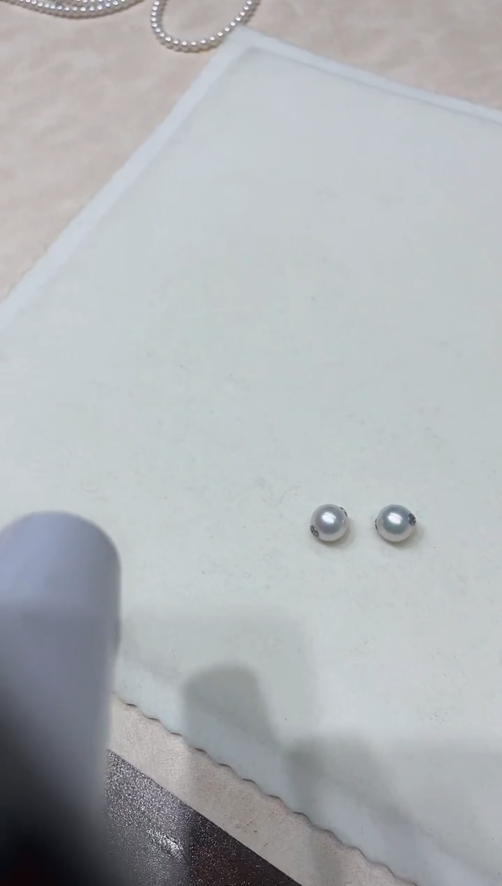 颈饰银S925镶嵌淡水珍珠天然真珍珠10-11MM路路通不包含链子