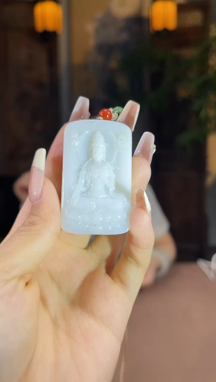 和田玉未镶嵌颈饰S110