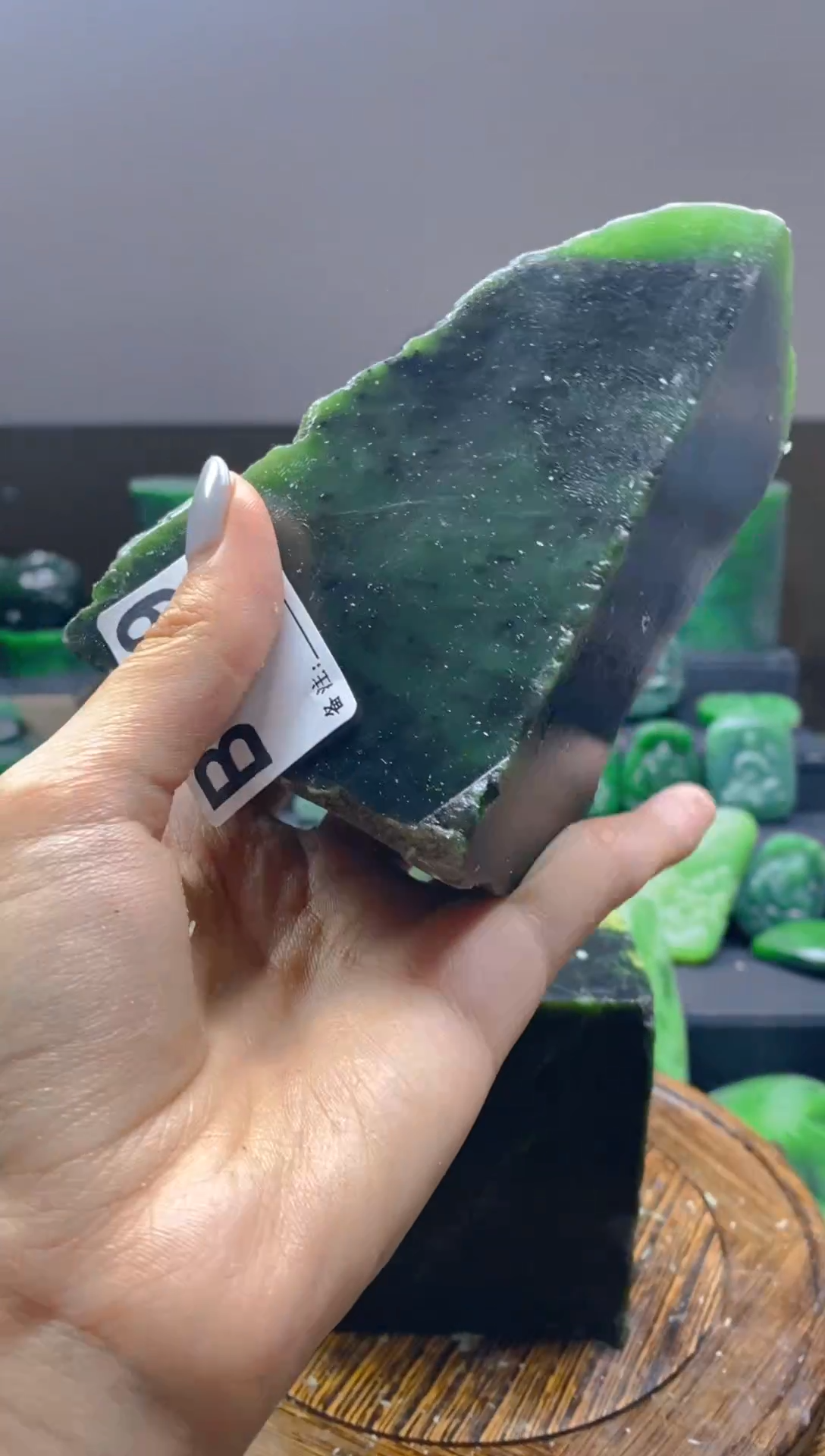 未镶嵌和田玉珠宝半成品1