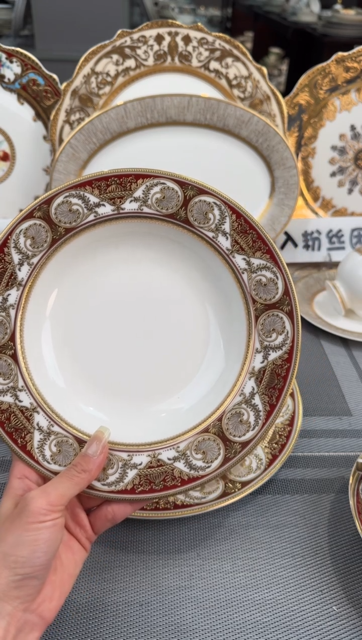 【闪购商品】瓷片8.5寸草帽盘  福利价  福利价