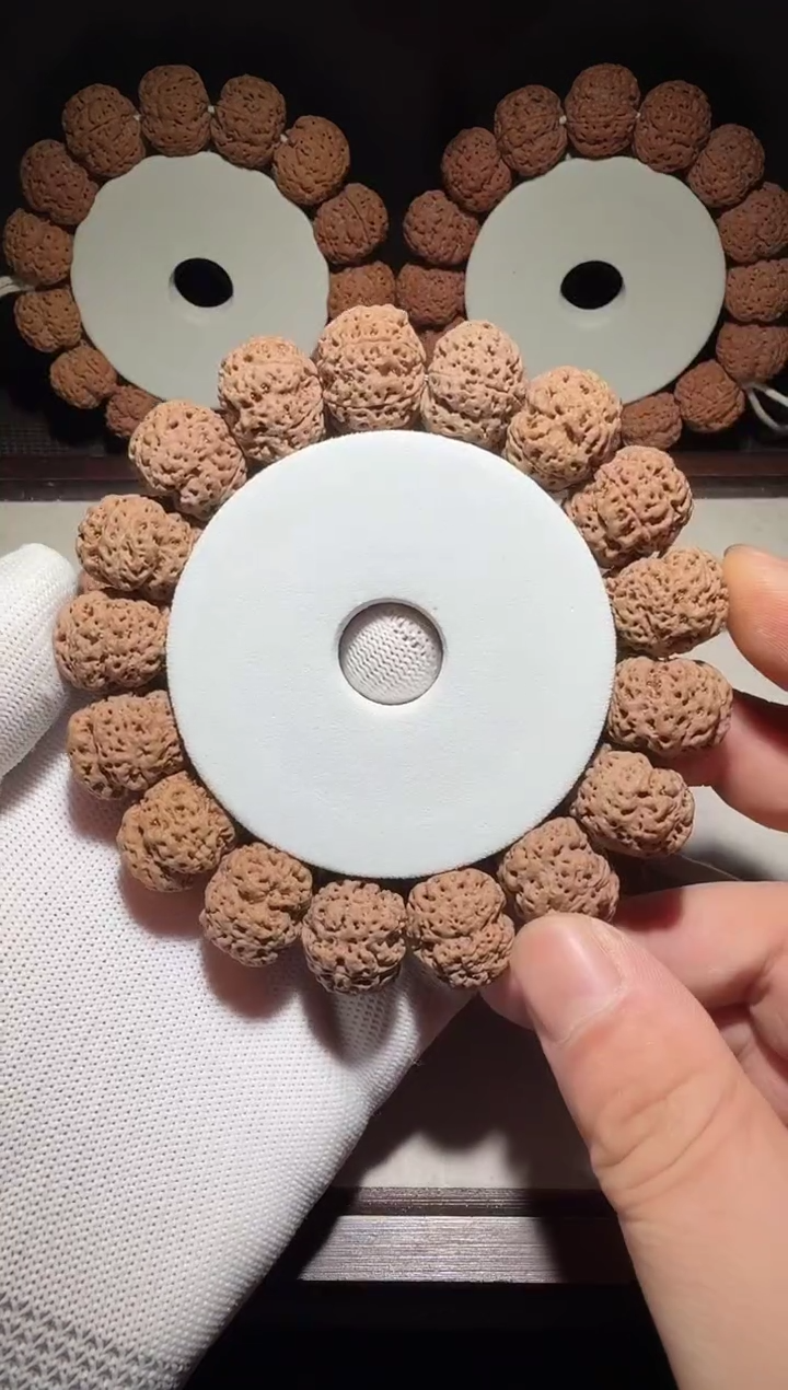 【闪购商品】金刚菩提手串超头矮桩针孔细纹五星双龙20