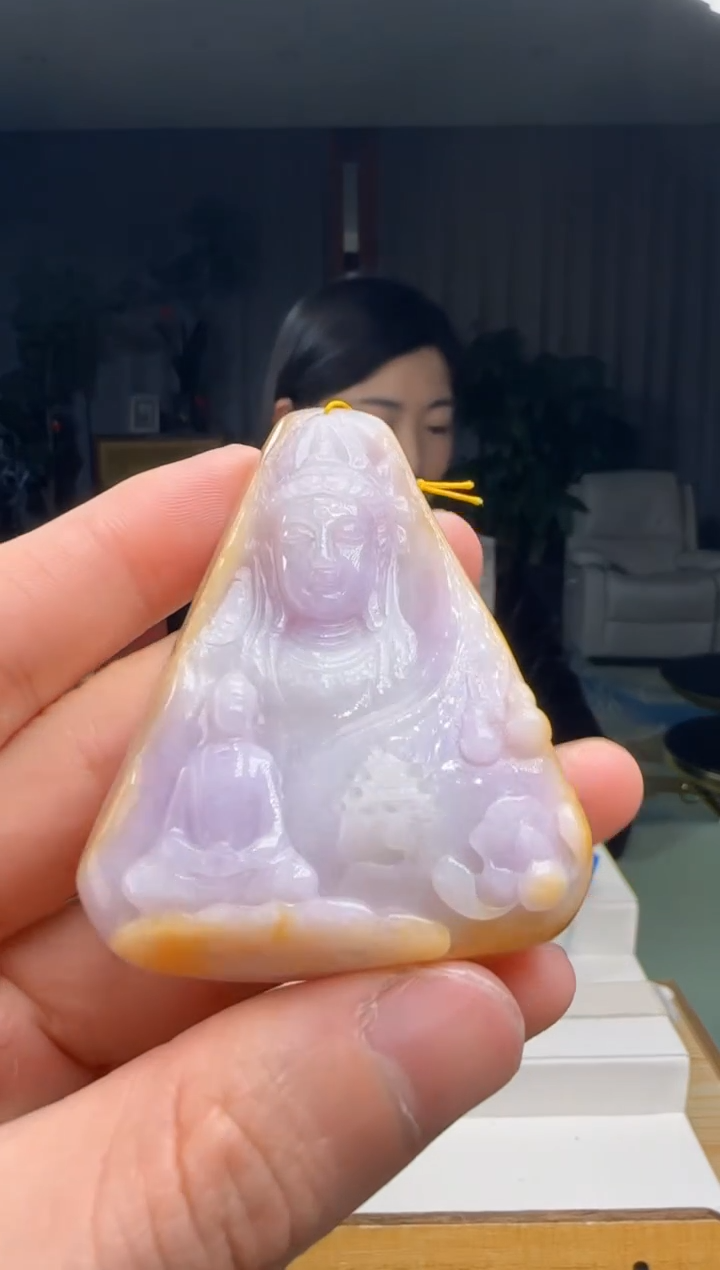 【闪购商品】翡翠吊坠(不含链)未镶嵌DY@@960Q3J15694