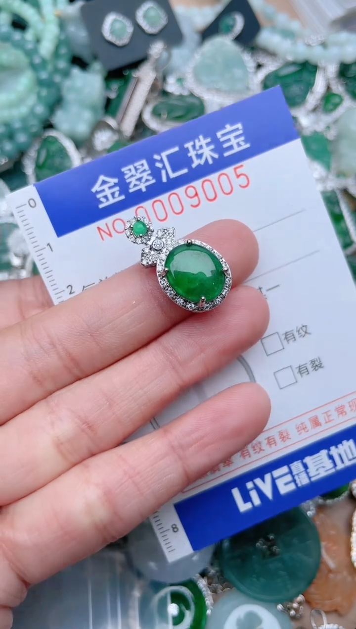 【闪购商品】翡翠颈饰未镶嵌9005.......1
