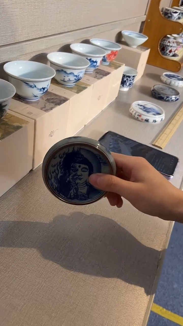 景德镇高温瓷佛盖置