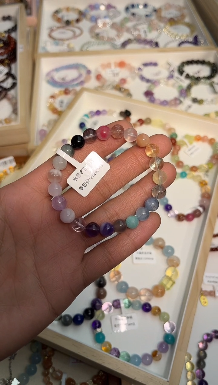 【闪购商品】水晶手链未镶嵌水晶多宝