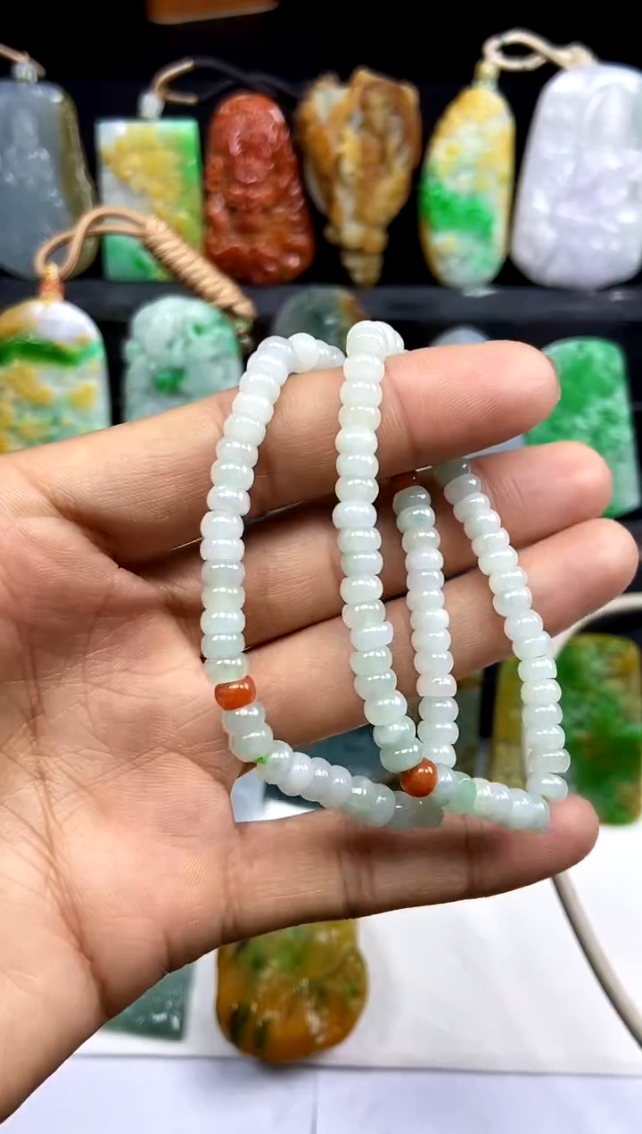 【闪购商品】翡翠颈饰未镶嵌翡翠A货