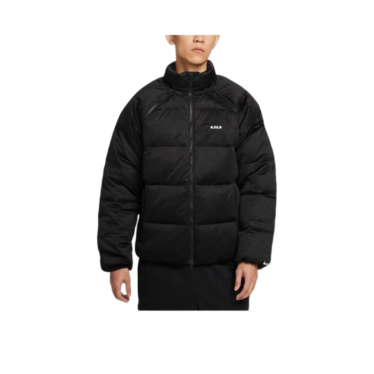 NIKE AS LJ M NK TF DWNFL鸭绒厚款立领可拆卸袖羽绒服HV3502-133