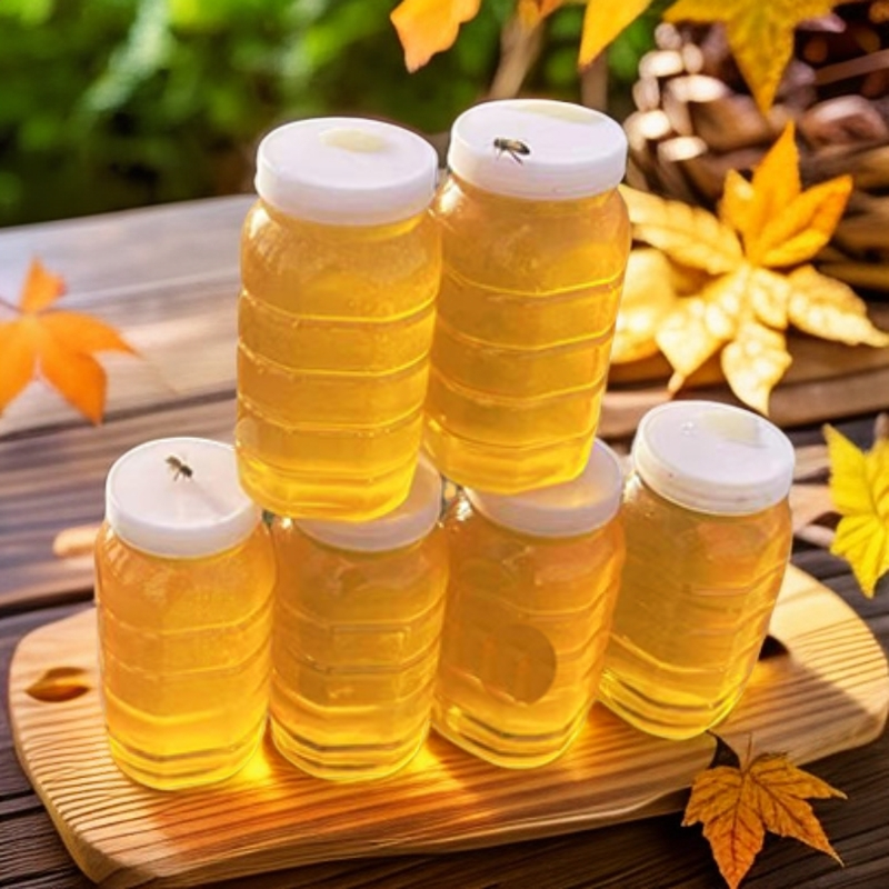 黄芪枸杞槐花蜜枣花营养糖农家高山野花木桶自然结晶百花蜂场直销