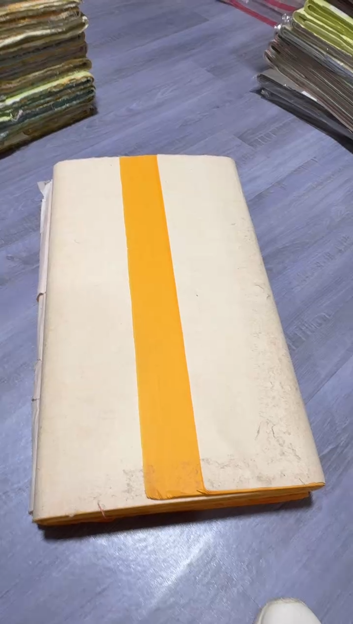 纯手工53*234cm佛黄生宣50张深些颜色