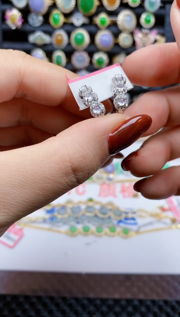 银S925镶嵌戒指翡翠485