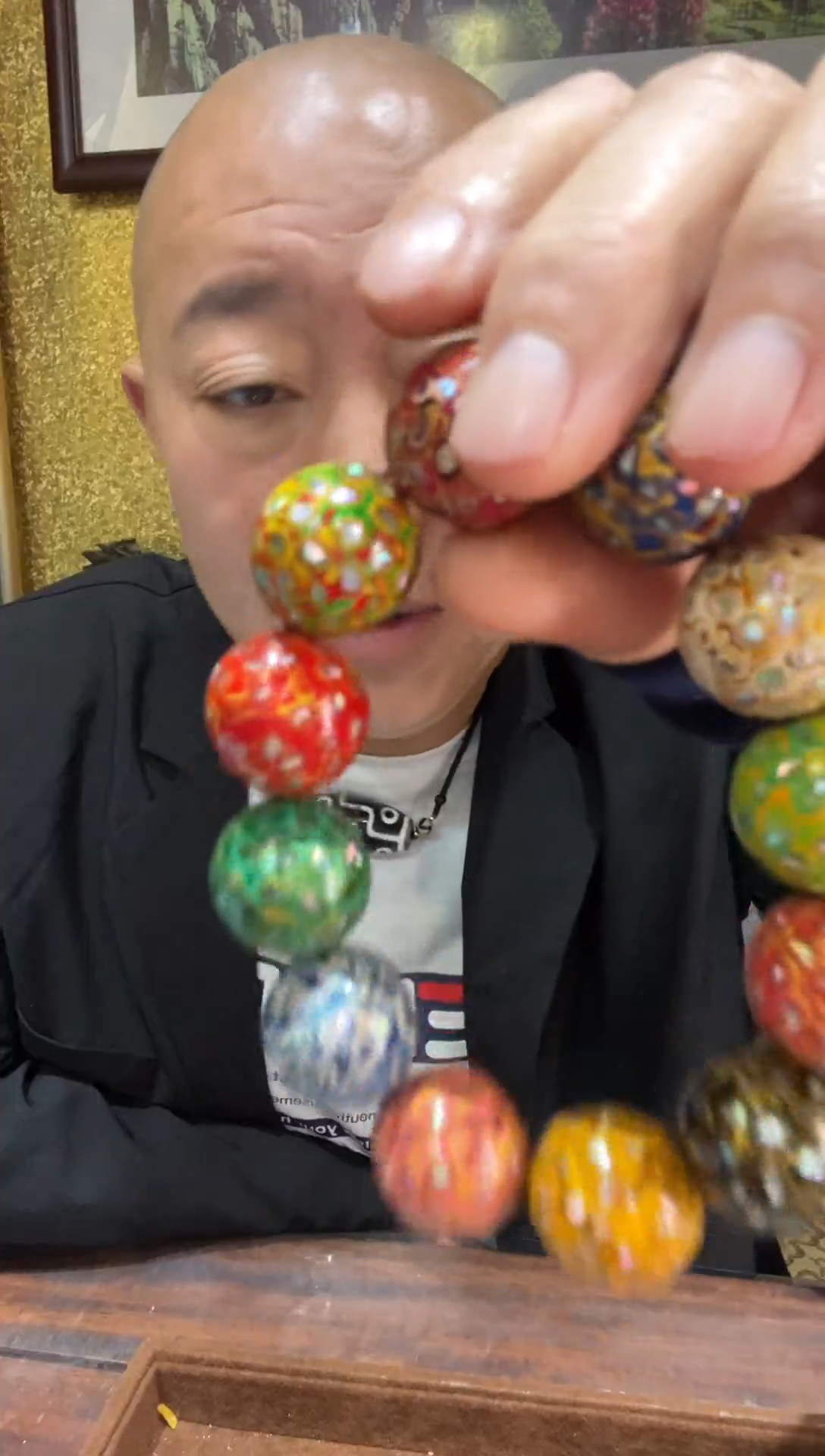 海里的多宝手串喜欢拍