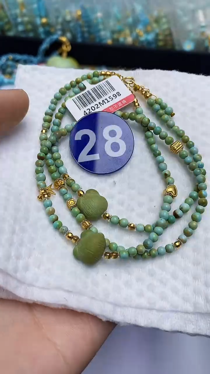 【闪购商品】绿松石项链未镶嵌28