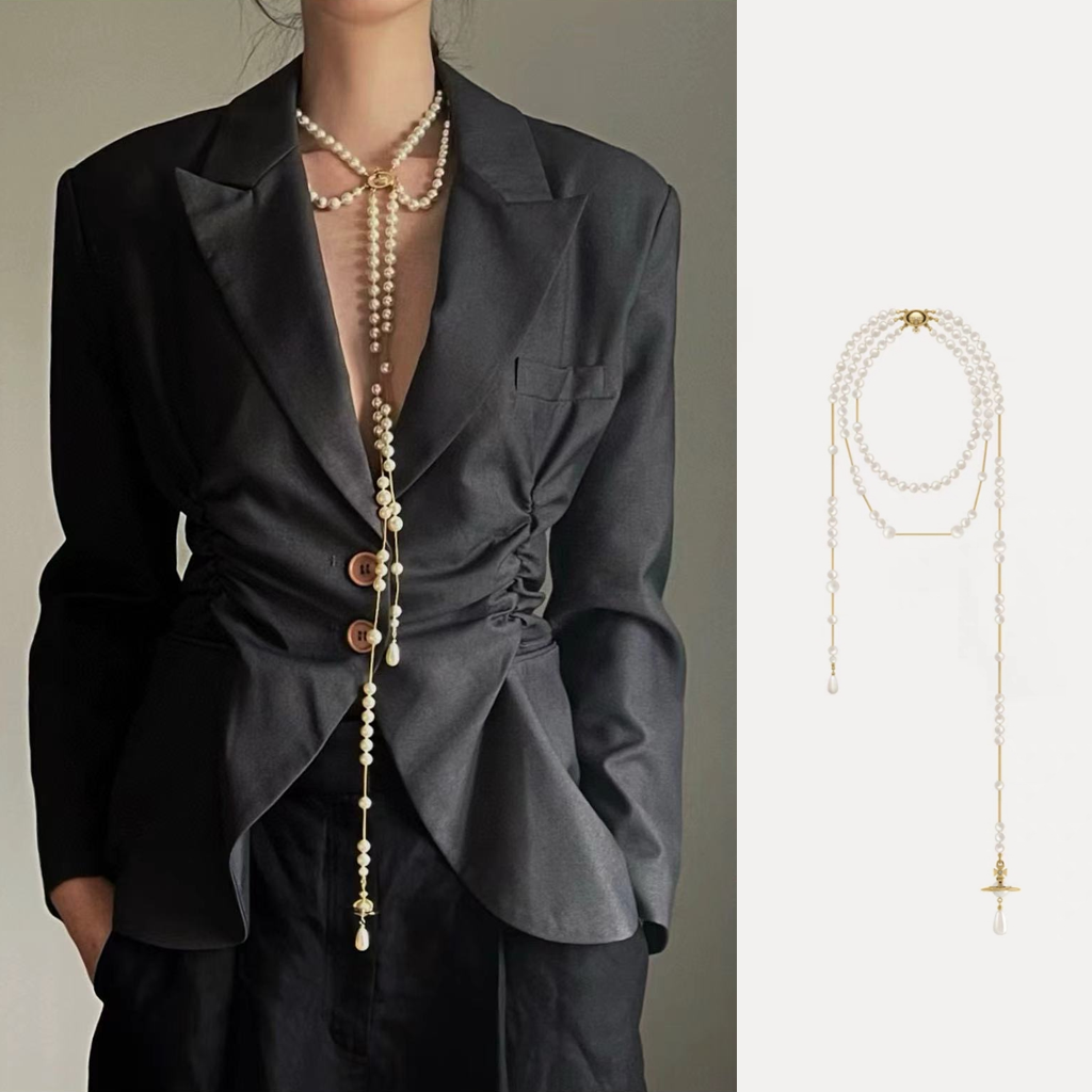 未使用 Vivienne Westwood/薇薇安·威斯特伍德 现货 破碎项链