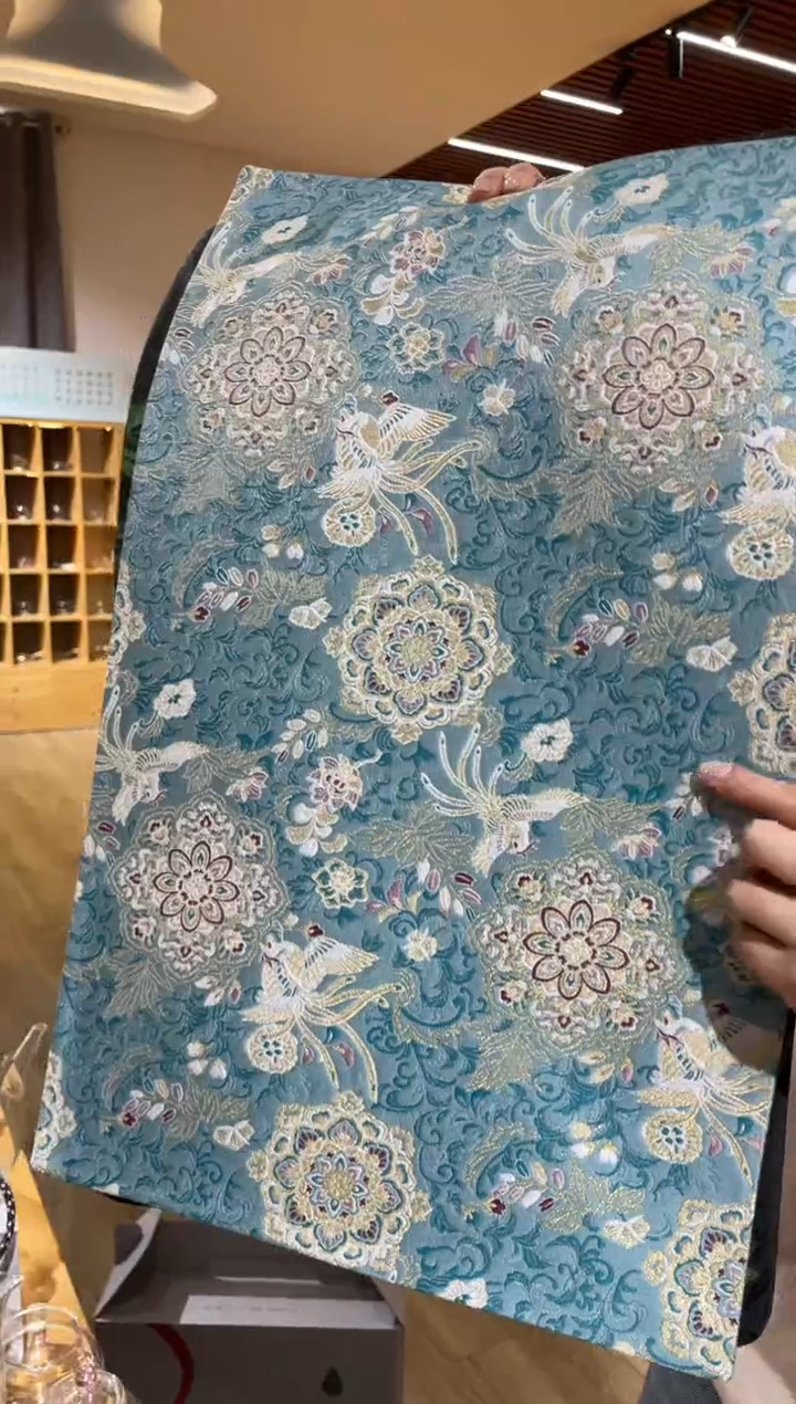手工艺品玻璃茶席宝象纹