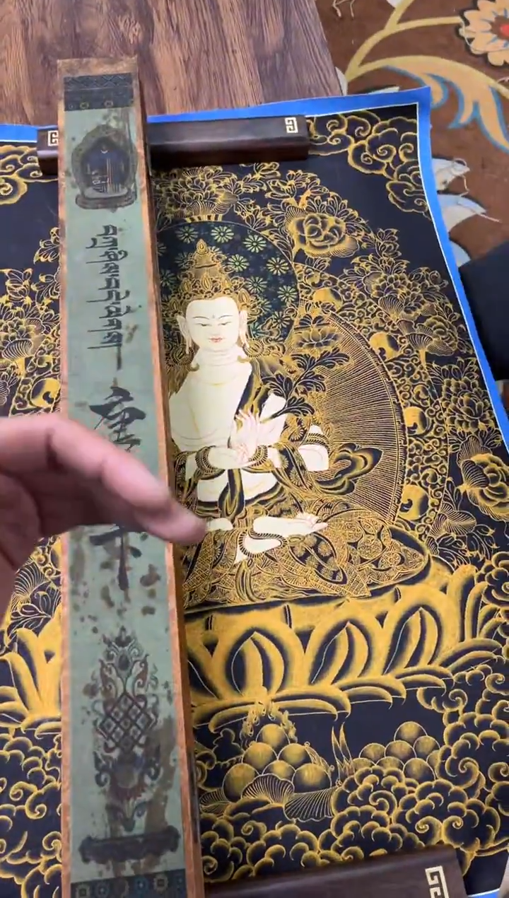 卷轴画老三的唐卡tk16