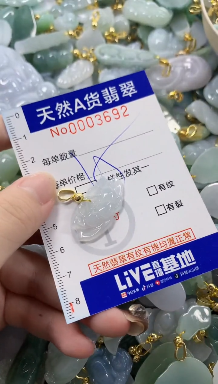 颈饰未镶嵌翡翠天然A货翡翠