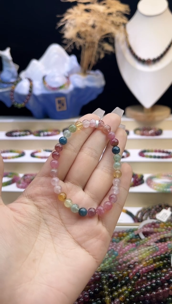 【闪购商品】碧玺/未镶嵌6mm+碧玺单圈多样性发货
