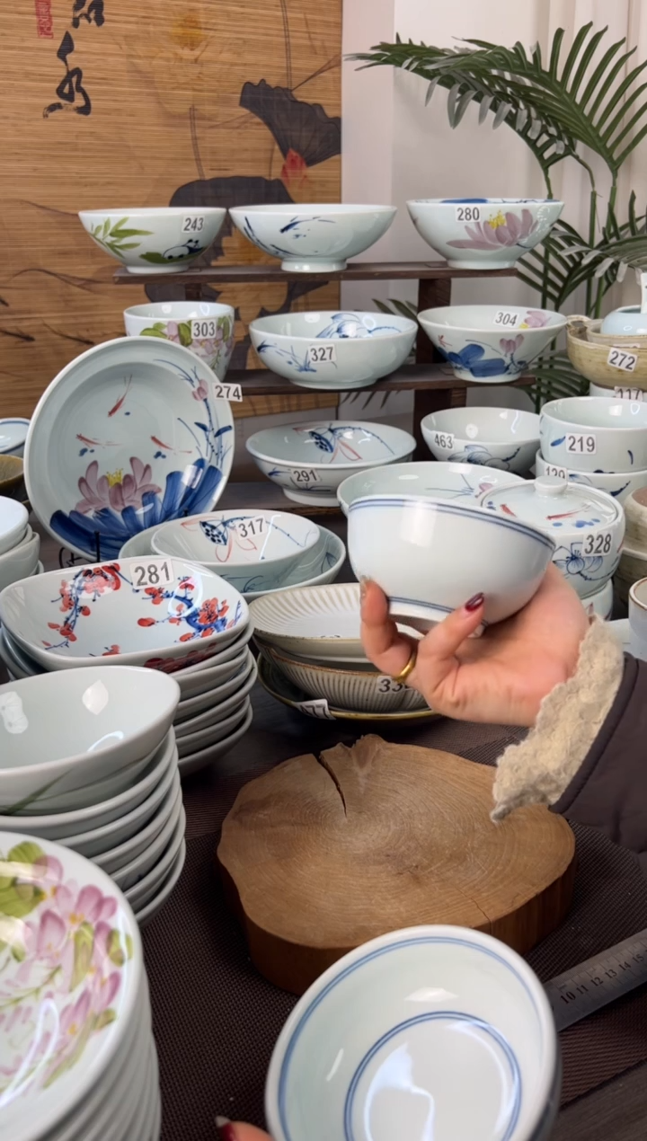 明舟微瑕福利双线4.5寸直口碗（单只装）