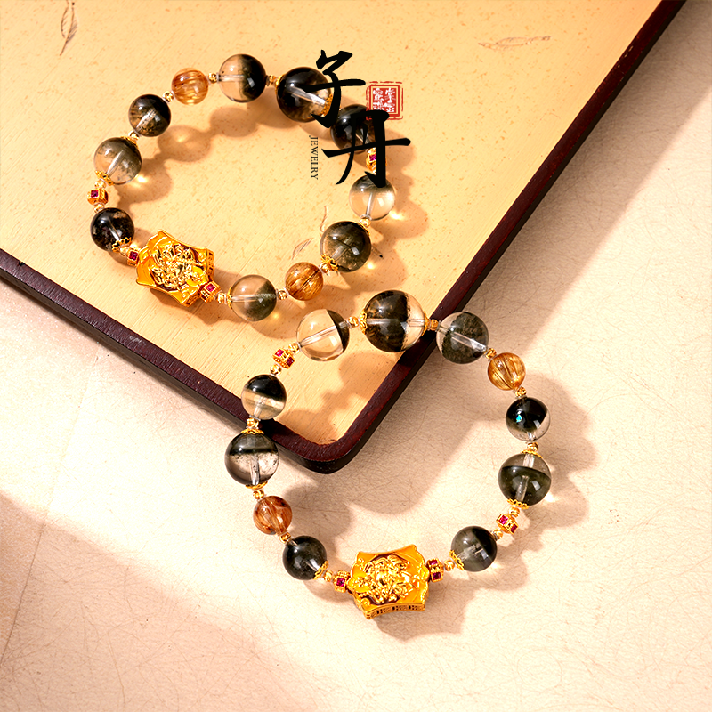 【C库】18K绿幽灵财库令手串（多样性发/发一个）C3-692