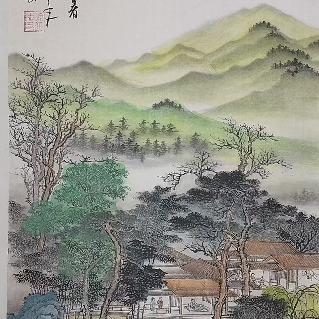 精品-徐明庆-四开三-夏山避暑