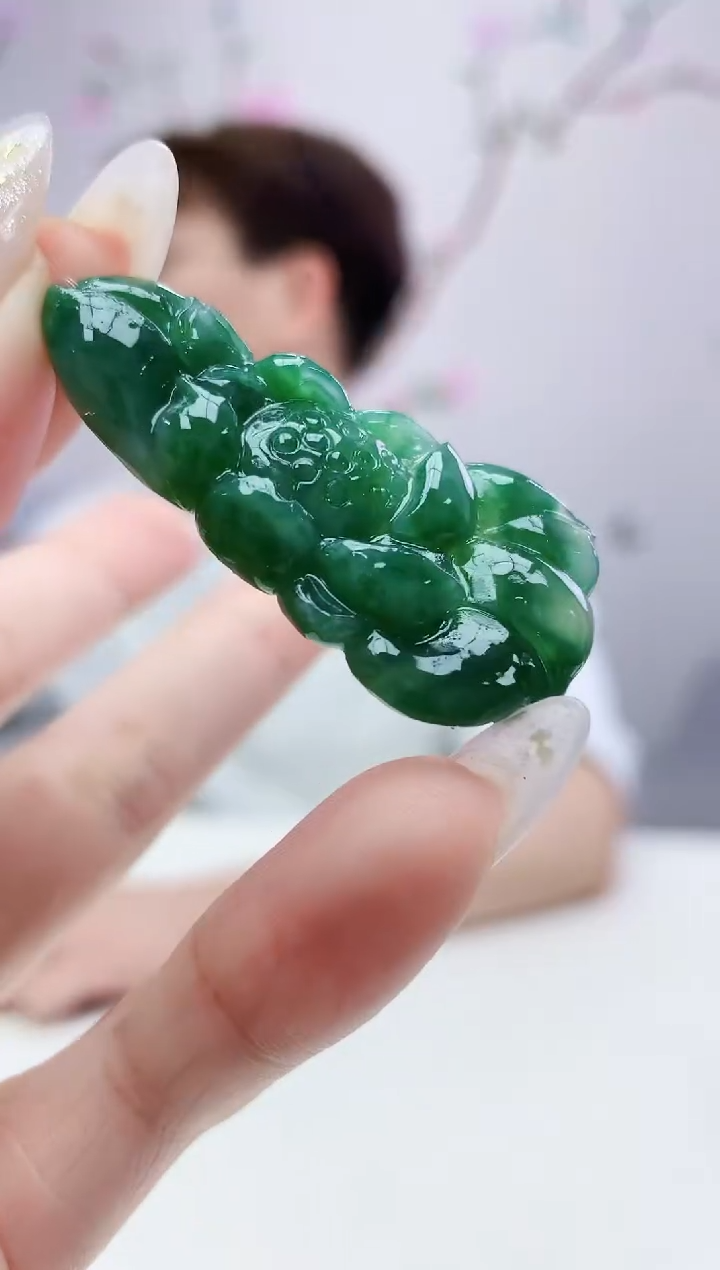 定制翡翠未镶嵌001ee-毛货莲花33