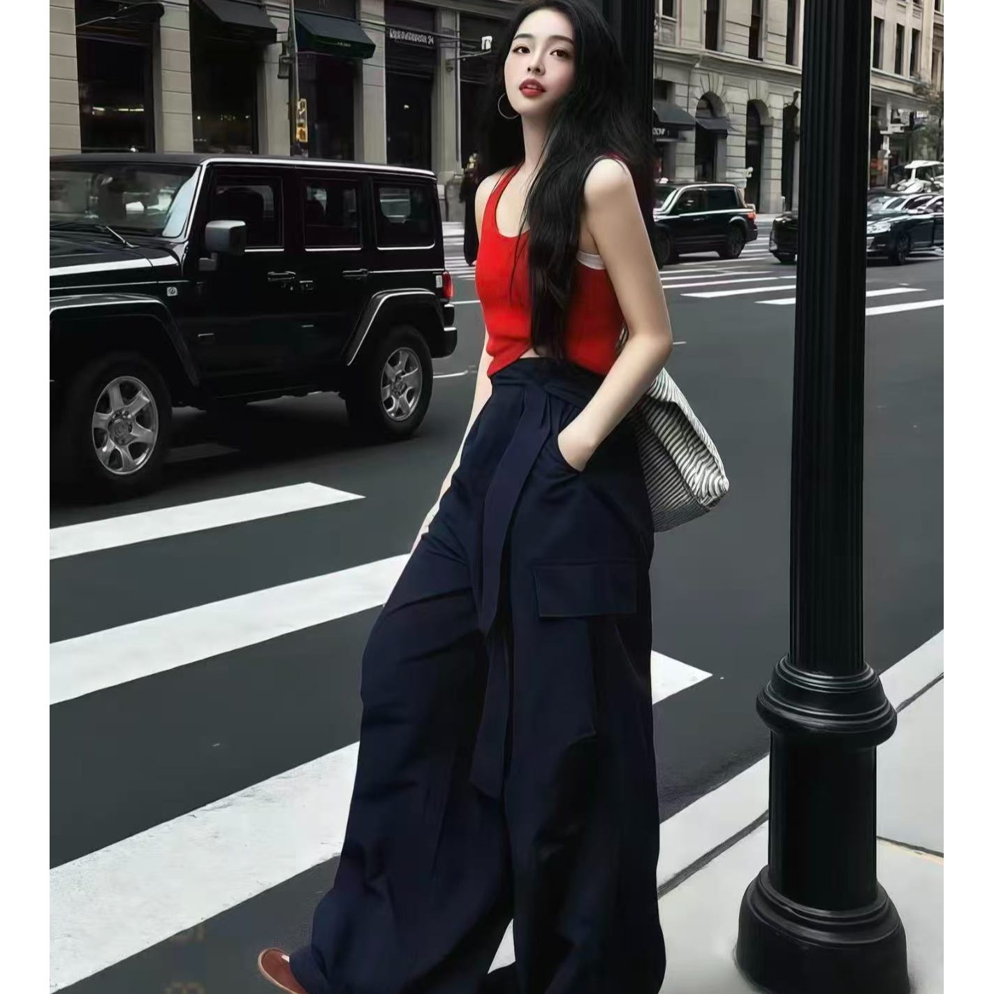 爆款女装孤品吊带运动时尚休闲ins美式百搭捡漏