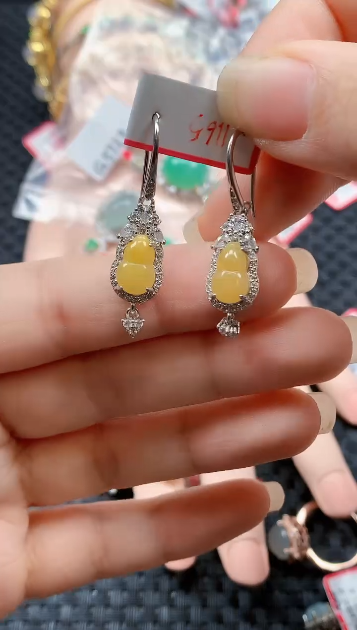 银S925镶嵌戒指翡翠天然A货缅甸翡翠