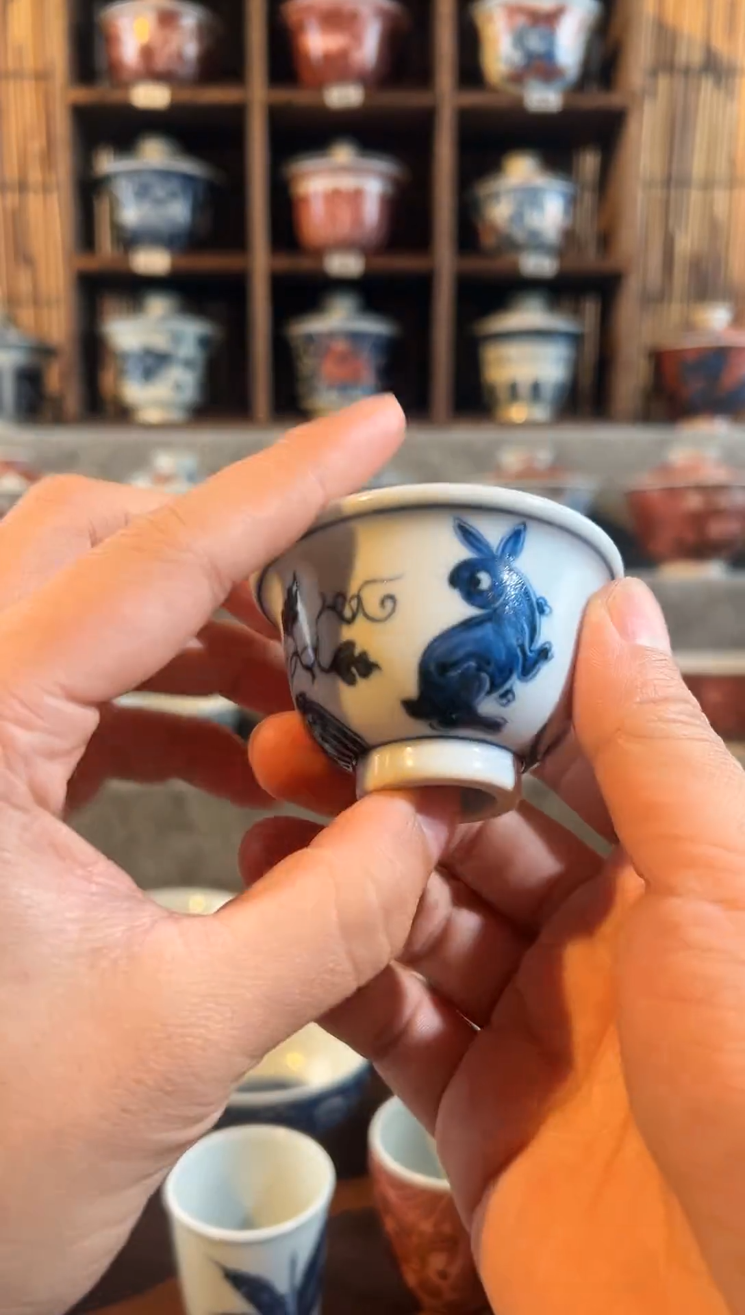 【闪购商品】天禄言瓷兔子压手