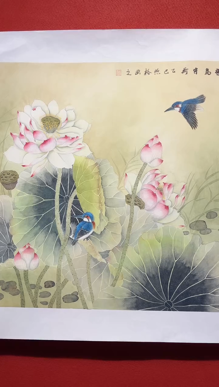 国画秦燕格国画手绘作品Y40