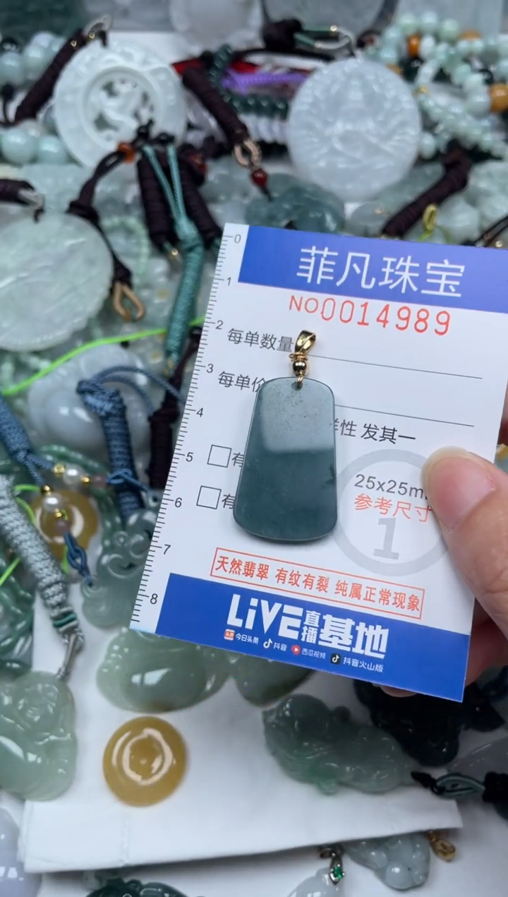 颈饰未镶嵌翡翠14989