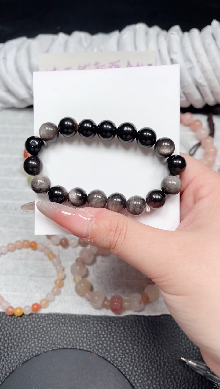 【闪购商品】石英质玉手镯未镶嵌银