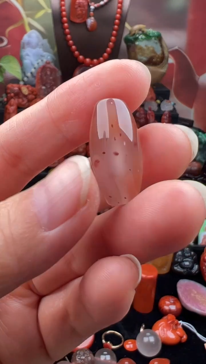 未镶嵌桶珠南红玛瑙桶珠