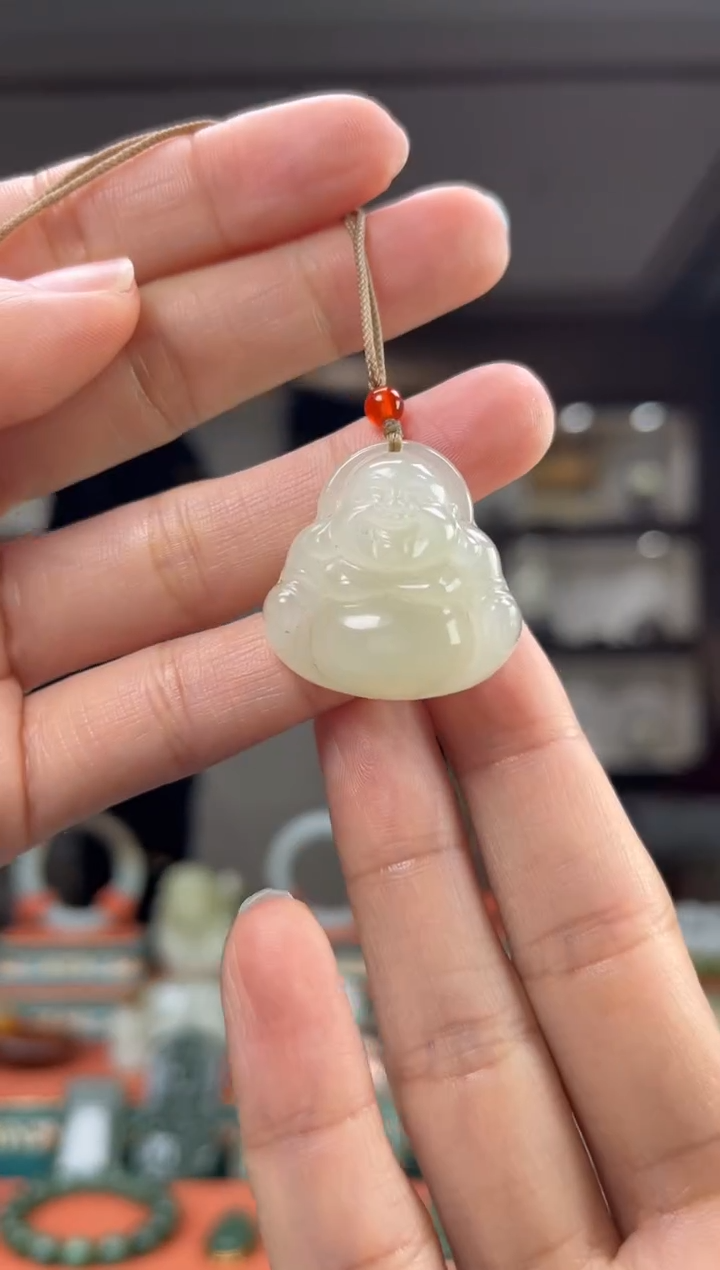 【闪购商品】和田玉颈饰未镶嵌佩佩28mm左右