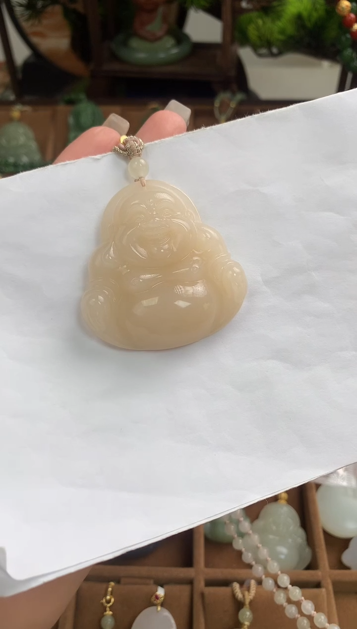【闪购商品】和田玉颈饰未镶嵌吊坠50mm左右