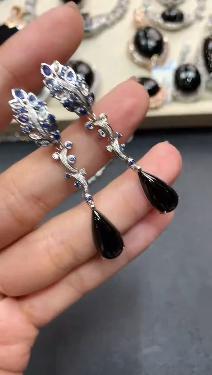 【闪购商品】翡翠耳饰18K金镶嵌q151无鉴赏