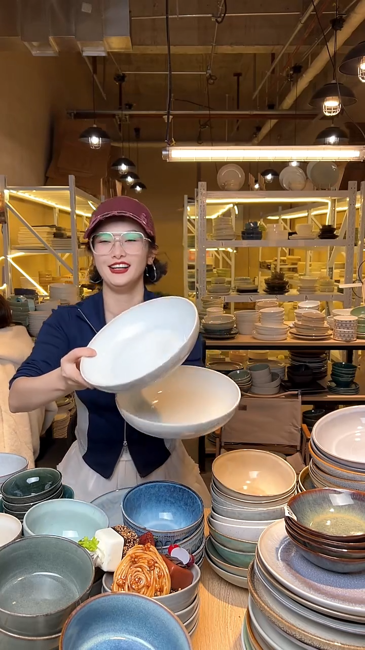 瓷228外贸尾货高温釉下彩陶瓷餐具默认微瑕