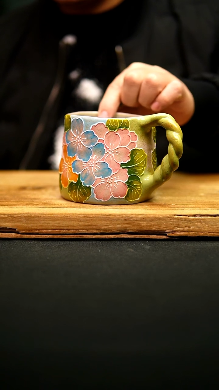 @@陶园瓷舍@@纯手工手绘@高温釉下彩