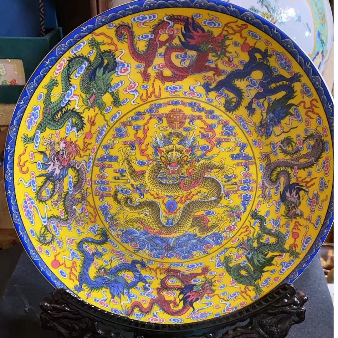 瓷盘摆件一个改价链接1