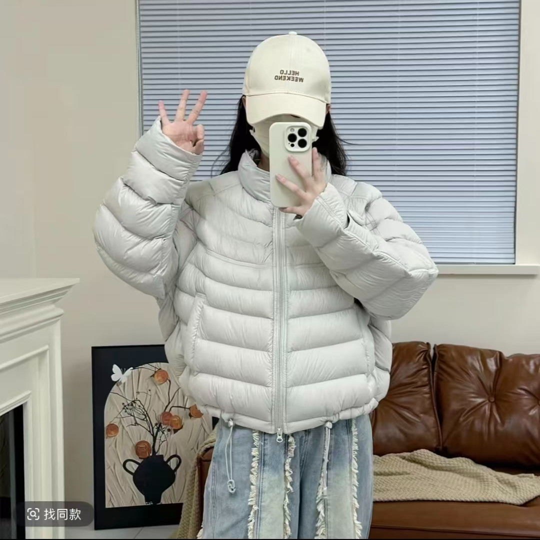 爆款排骨棉服2025女新款爆款秋冬时尚立 领韩版宽松百搭外套棉服