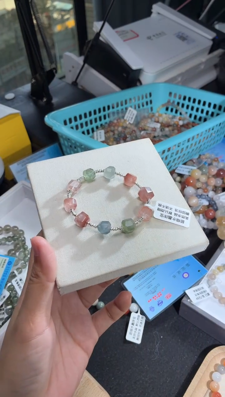 未镶嵌手链水晶41号多样性发一EE 