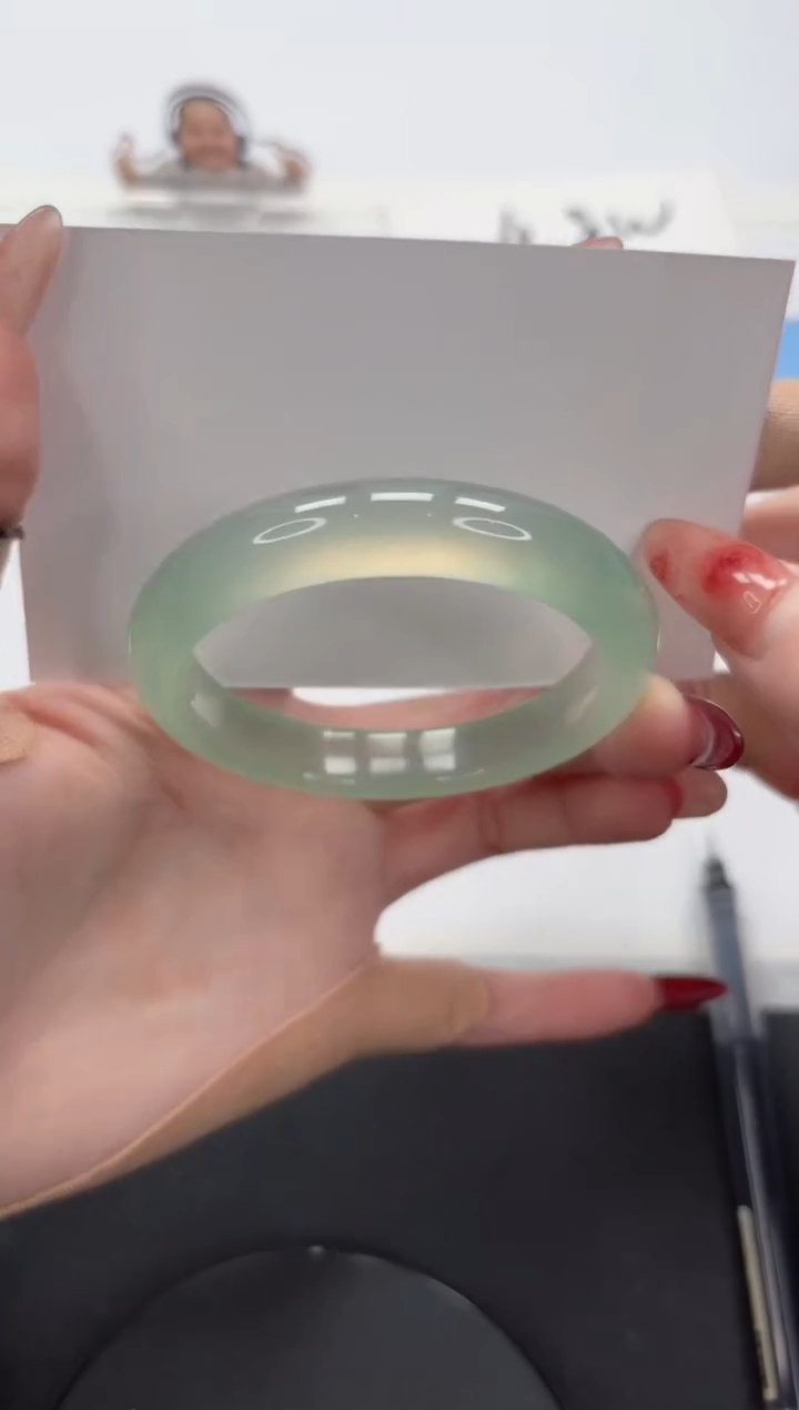 【闪购商品】石英质玉手镯未镶嵌A333-53.5