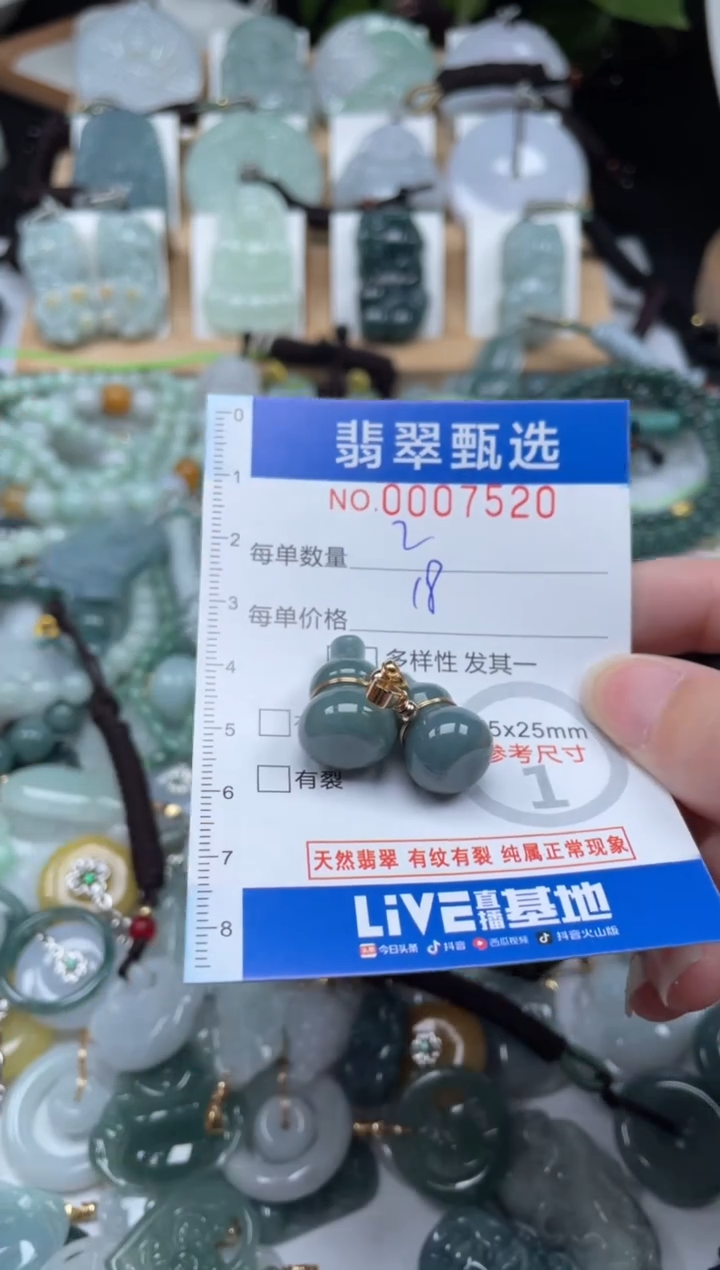 【闪购商品】翡翠未镶嵌颈饰00..7520