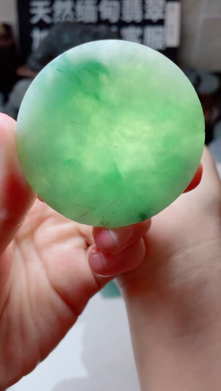 翡翠未镶嵌颈饰4423.....