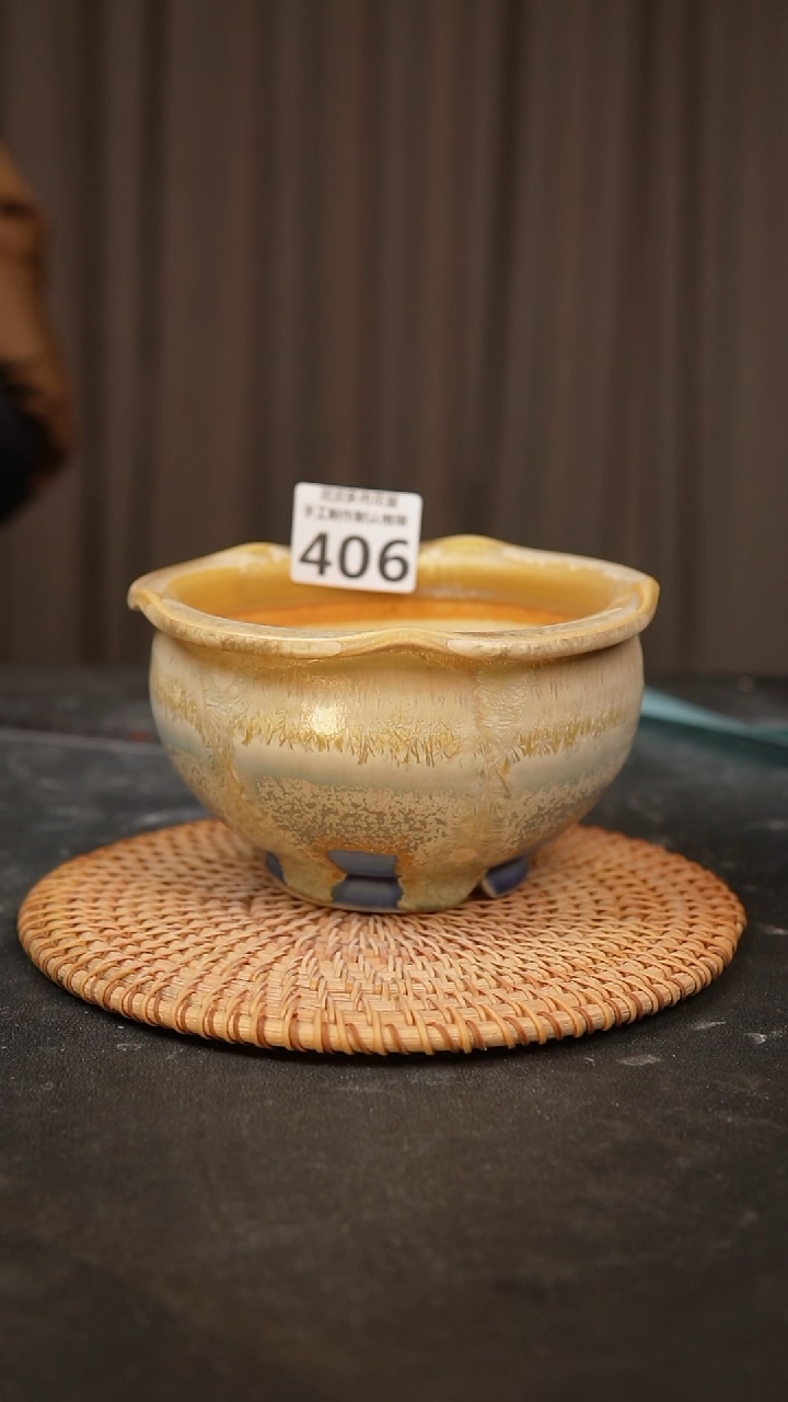 【闪购商品】瓷片景德镇手工陶瓷花盆