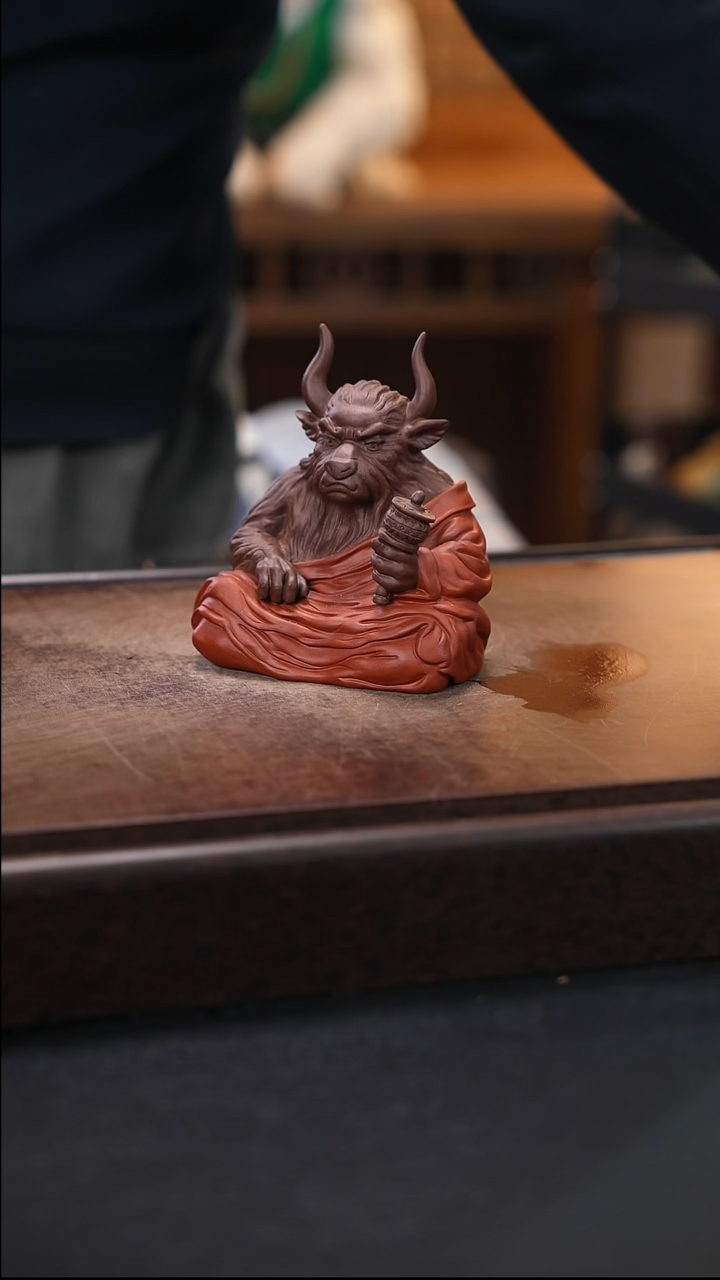 紫砂茶宠紫砂牦牛