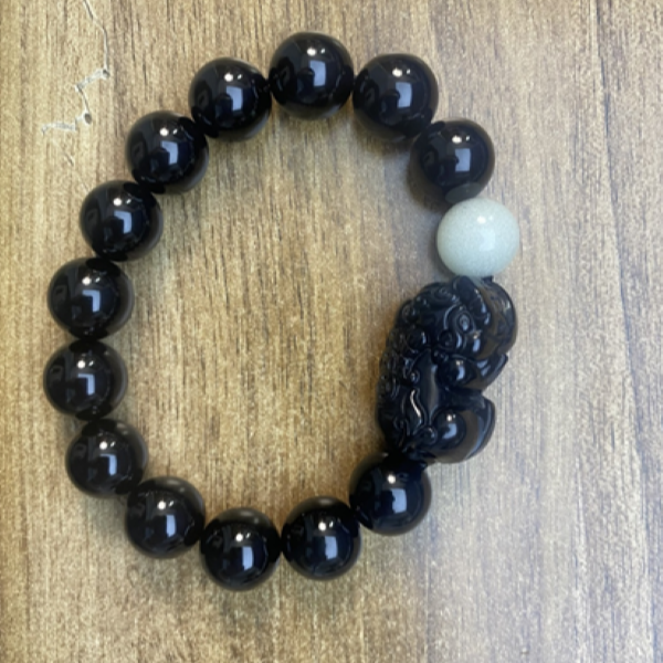 【卓美】黑曜石貔貅DIY手链/条FL-844