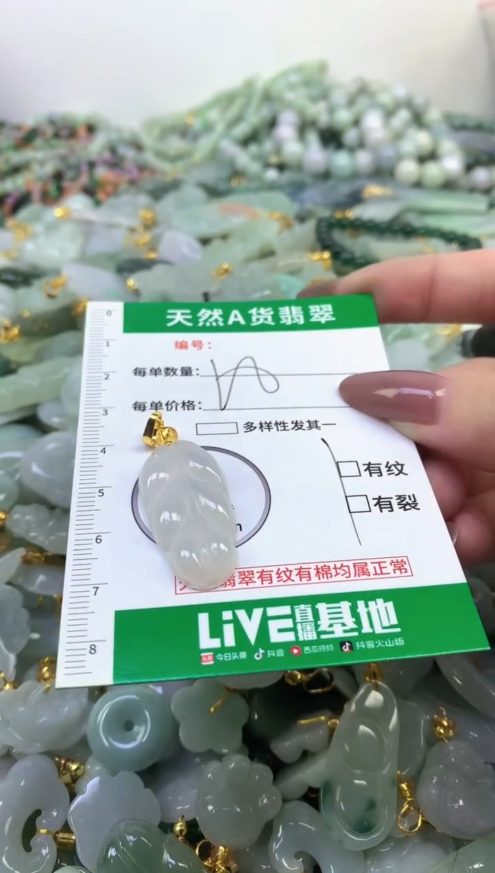 颈饰未镶嵌翡翠纯天然缅甸A货翡翠