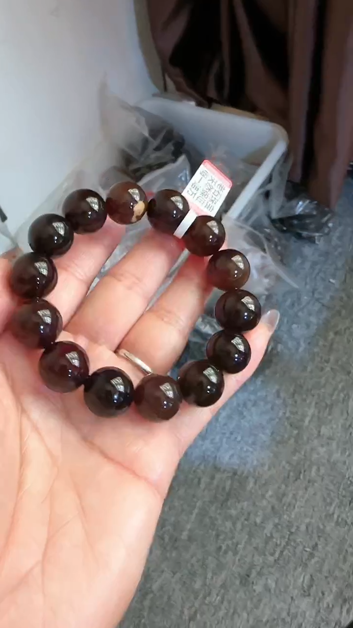 【闪购商品】琥珀手链未镶嵌规格15翳珀手串#47