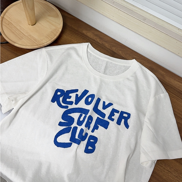 【原歌】夏季新款休闲简约圆领字母印花短袖女YG605